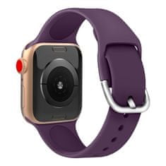 IZMAEL Silikonový řemínek APS na hodinky pro Apple Watch Ultra / 8/7/6/5/4/3/2 / SE (49/45/44 / 42 mm) - Tmavo Modrá KP25124