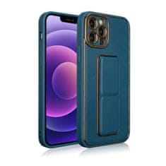 OEM Silikonové pouzdro se stojánkem na Samsung Galaxy A13 4G/5G Blue Flexibilní electroplating