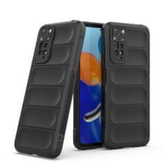 HURTEL POUZDRO MAGIC SHIELD PRO XIAOMI REDMI NOTE 11, FLEXIBILNÍ, PANCÉŘOVÝ KRYT, ČERNÝ