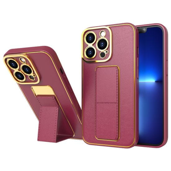 IZMAEL Luxury kickstand pouzdro pro Apple iPhone 12 Pro - Růžová KP24805