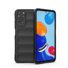 HURTEL POUZDRO MAGIC SHIELD PRO XIAOMI REDMI NOTE 11, FLEXIBILNÍ, PANCÉŘOVÝ KRYT, ČERNÝ