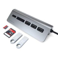 Satechi USB-C Combo Hub Imac adaptérový adaptér tmavě šedá