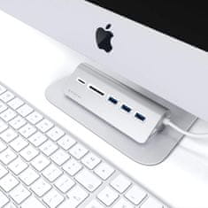 Satechi USB-C Combo Hub Imac adaptérový adaptér stříbrný