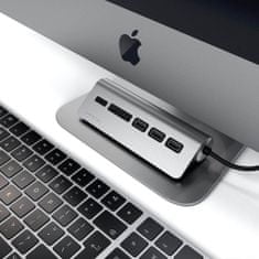 Satechi USB-C Combo Hub Imac adaptérový adaptér tmavě šedá