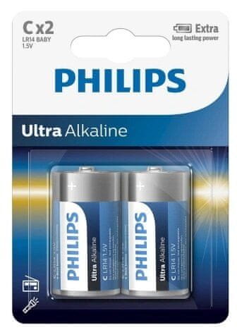 Philips Alkalické baterie Philips Mono Cx2
