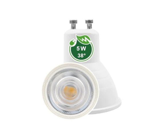 Berge Led žárovka - GU10 - 5W - 38 stupňů - neutrální bílá