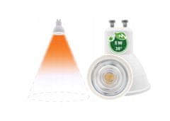 Berge Led žárovka - GU10 - 5W - 38 stupňů - neutrální bílá