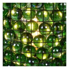 LUCIDE  Stolní lampička Marbles Green, průměr 15cm