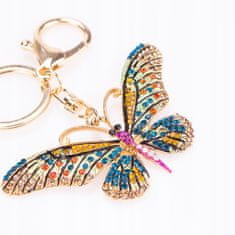 Pinets® Přívěsek na klíče vícebarevný motýl