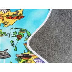 B-Line Kusový koberec World Map 76,5x117 cm