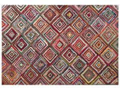 Beliani Barevný koberec s diamantovým vzorem 160x230 cm - KAISERI