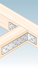 Úhelník spojovací 50 x 150 x 35 x 2,5 mm, KL 3