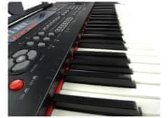 Lean-toys Keyboard Varhany 328-06 Mikrofon Napájecí Adaptér Růžová