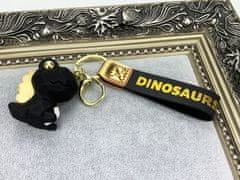 Pinets® Přívěsek na klíče černý dinosaurus