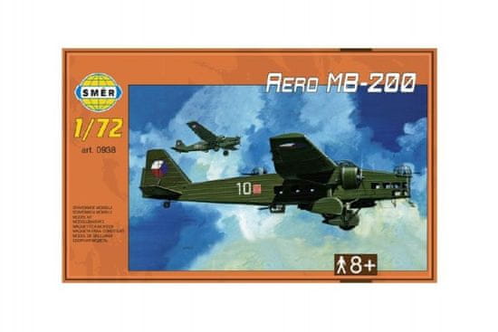 Směr Model Aero MB-200 1:72 22,3x31,2cm