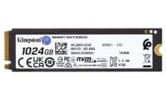 Kingston KC3000 1TB SSD (1024GB) / NVMe M.2 PCIe Gen4 / Interní / M.2 2280 / chladič