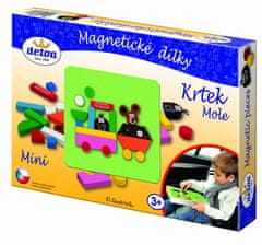 Detoa Magnetické dílky mini Krtek dřevo 27x19x3cm