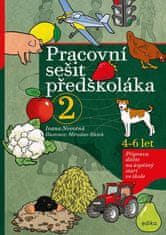 Novotná Ivana: Pracovní sešit předškoláka 2, 4-6 let - Příprava dítěte na úspěšný start ve škole