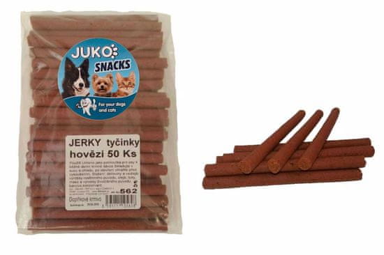 Juko Jerky tyčinky Hovězí Snacks (50 ks)