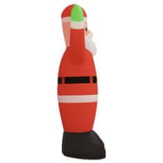 Greatstore Nafukovací Santa Claus s LED diodami 620 cm