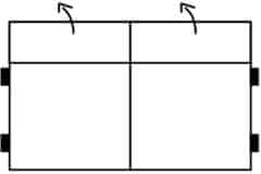 CASARREDO Segment 2-sedák bez boků SAMBERG látky A1