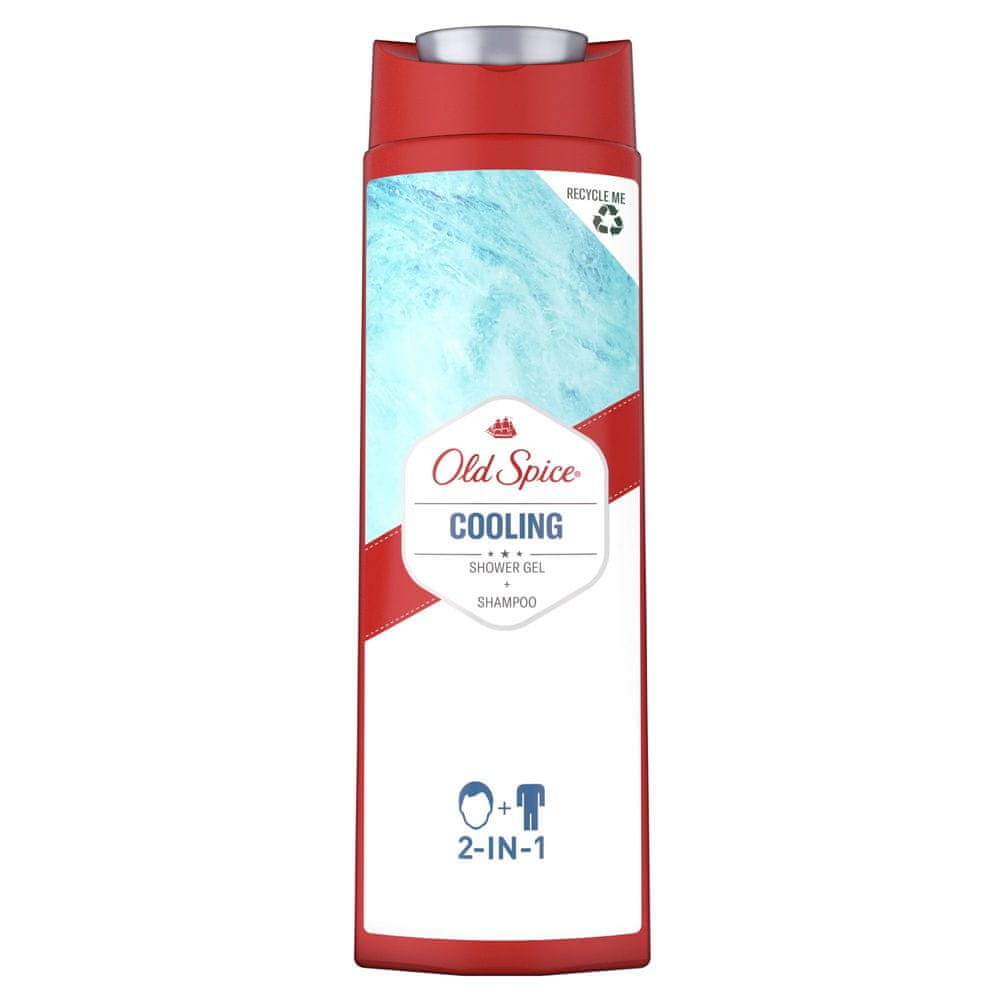 Old Spice Cooling Sprchový Gel A Šampon Pro Muže 400ml