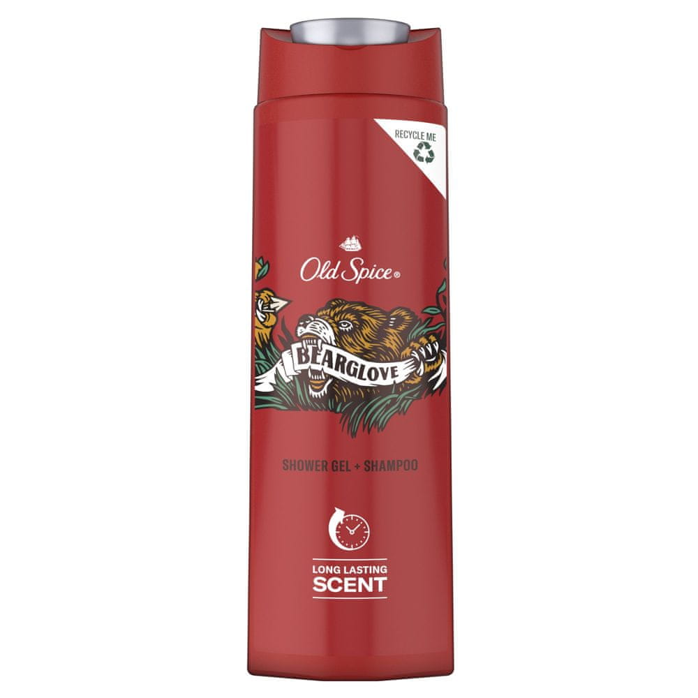 Old Spice Bearglove Sprchový Gel A Šampon Pro Muže 400 ml