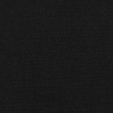 Greatstore Čelo postele 4 ks černé 90x5x78/88 cm textil