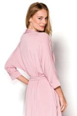 Babella Dámský župan Bianca pink + Ponožky Gatta Calzino Strech, růžová, XL