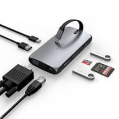 Satechi USB-C On-the-Go Multiport adaptér tmavě šedá