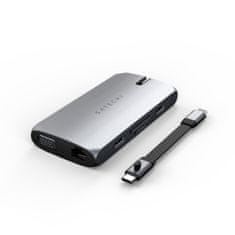 Satechi USB-C On-the-Go Multiport adaptér tmavě šedá