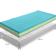 KONDELA Matrace, pěnový, 90x200, BE KATARÍNA 10 NEW