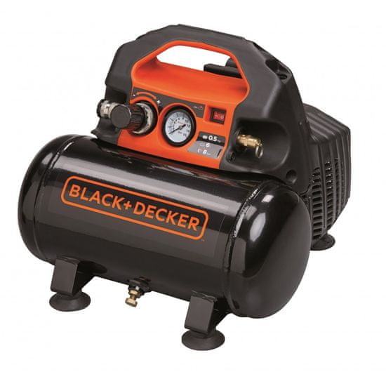 Black+Decker Bezolejový kompresor 6l 8 bar