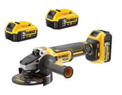 DeWalt Akumulátorová úhlová bruska 125 mm xr 3*5,0ah