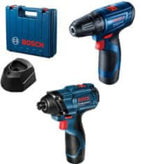 Bosch Akumulátorová vrtačka/šroubovák gsr 120-li 2*2.0*ah+gdr120