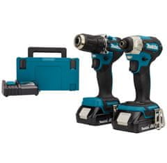 Makita 18v li-lon combo kit lxt ddf487+dtd157 2*2.0ah