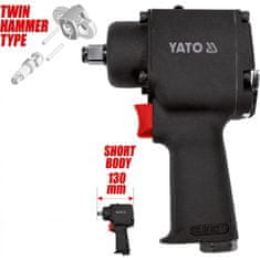 YATO Pneumatický klíč 1/2' mini 680 nm