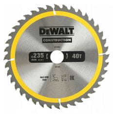 DeWalt Kotoučová pila na dřevo 235/30 mm, 40 zubů