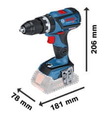 Bosch Akumulátorová vrtačka/šroubovák. Rázový utahovák gsb 18v-60c 2*5.0ah l-boxx