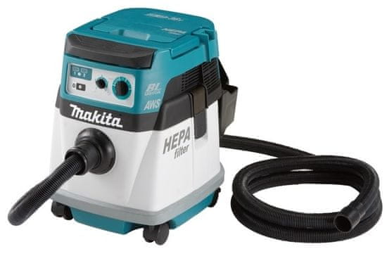 Makita Akumulátorový vysavač 2*18v 15l aws 0*ah