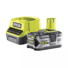 RYOBI li-ion baterie 5,0ah 18V + nabíječka one+ rc18120-150