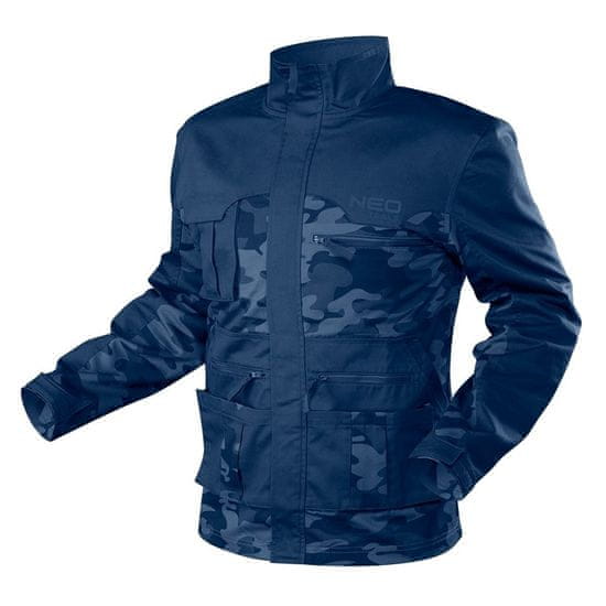 NEO Pracovní mikina Camo navy, velikost xl