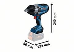 Bosch Rázový klíč 3/4'' gds 18v-1050h 0*ah