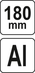 YATO Tesařský trojúhelník hliníkový 180mm