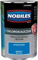 Greatstore Nobiles chlorkaučukový smalt modrý ral 5015 0,9l