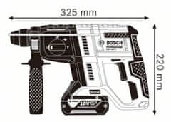 Bosch Akumulátorové rotační kladivo sds+ gbh 180-li 0*ah