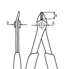 Knipex Izolované boční nože s pružinou 125 mm