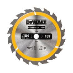 DeWalt Kotoučová pila na dřevo 184/16 mm, 18 zubů