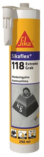 SIKA Instalační lepidlo sikaflex 118 extra grab 290ml bílé