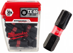 Milwaukee Bit Torx tx40 25 mm 25 ks.